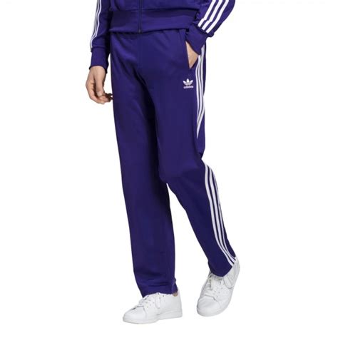 adidas hose lila weiße streifen|lila Hosen .